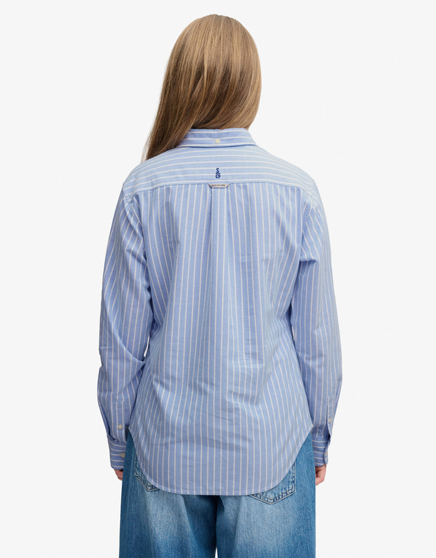 Superdry - Slim Oxford Button Down Long Sleeve Shirt