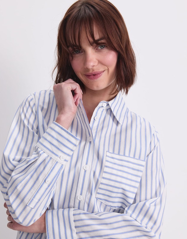 Sportscraft - Logo Stripe Pocket Shirt