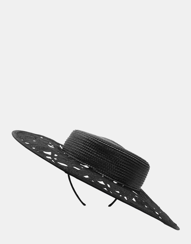 Morgan & Taylor - Chloe Racewear Boater in Black
