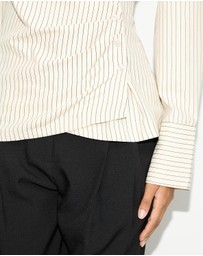 Dazie - Latte Asymmetrical Shirt