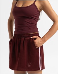 HyperLuxe The Label - Logo Embroidered Skirt