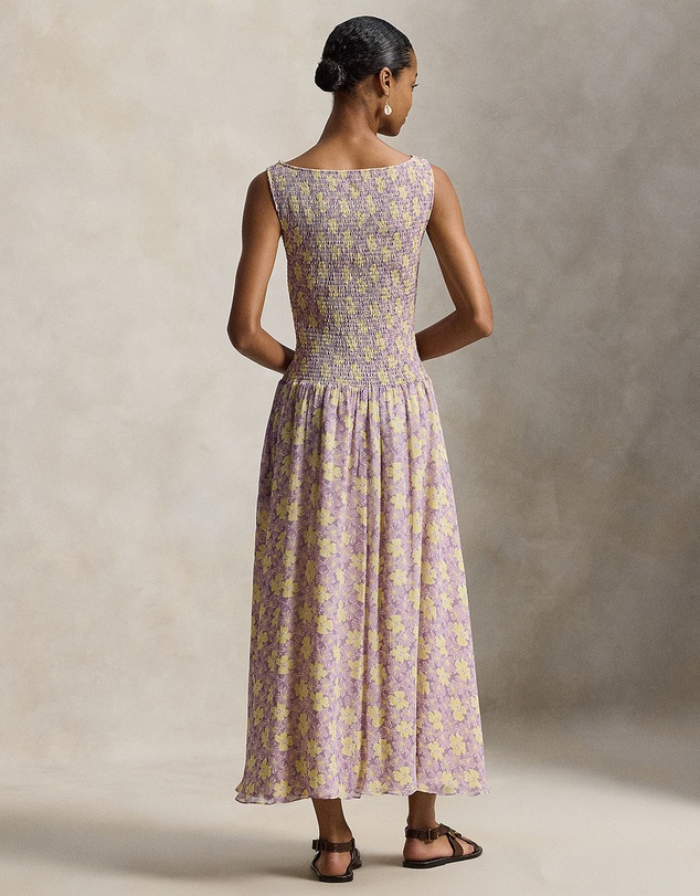 Polo Ralph Lauren - Floral Smocked Crinkled Dress - The ICONIC Exclusive