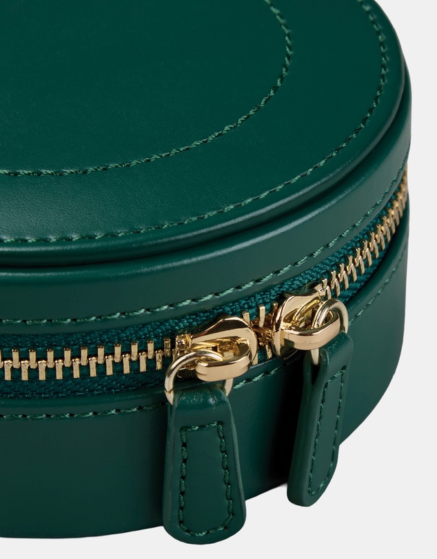 Wolf - WOLF Sophia Round Zip Case Forest Green Fruit Botanical
