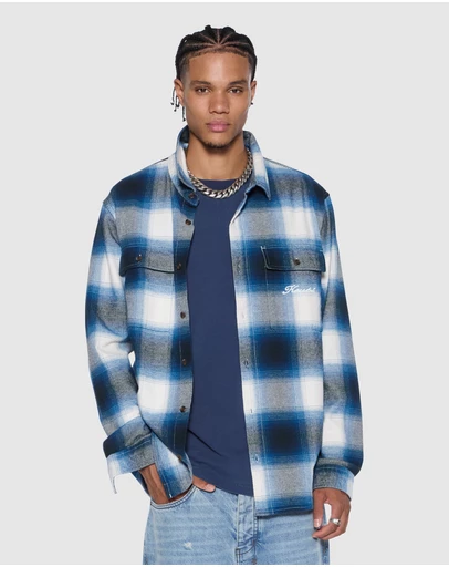 Ksubi - Rosebowl LS Shirt Salted Blue