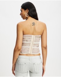 Jaded London - Layered Bra Strap Corset