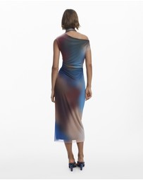Desigual - Draped Dress with Irregular Neckline