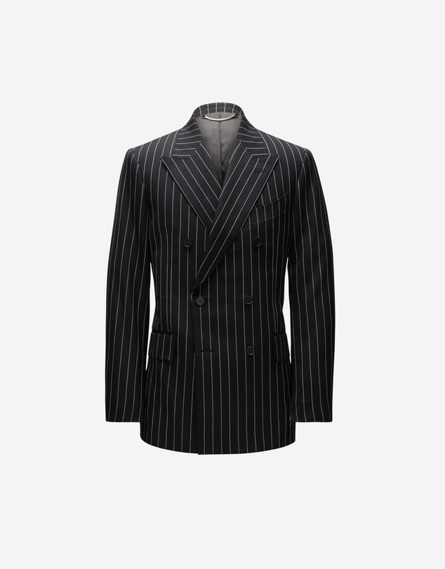 Calibre - Pinstripe Double-Breasted Jacket Black