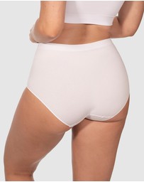 B Free Intimate Apparel - Seamless Cotton Full Briefs - 3 Pack