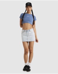 RVCA - Womens Mini Denim Skirt