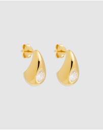 By Charlotte - Dewdrop Small Earrings