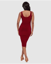 Miraclesuit Shapewear - Regi Bodycon Sleeveless Midi Shaping Dress