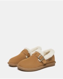 EVERAU - Australian Shepherd Ugg Froim Cow Suede Upper House Shoes