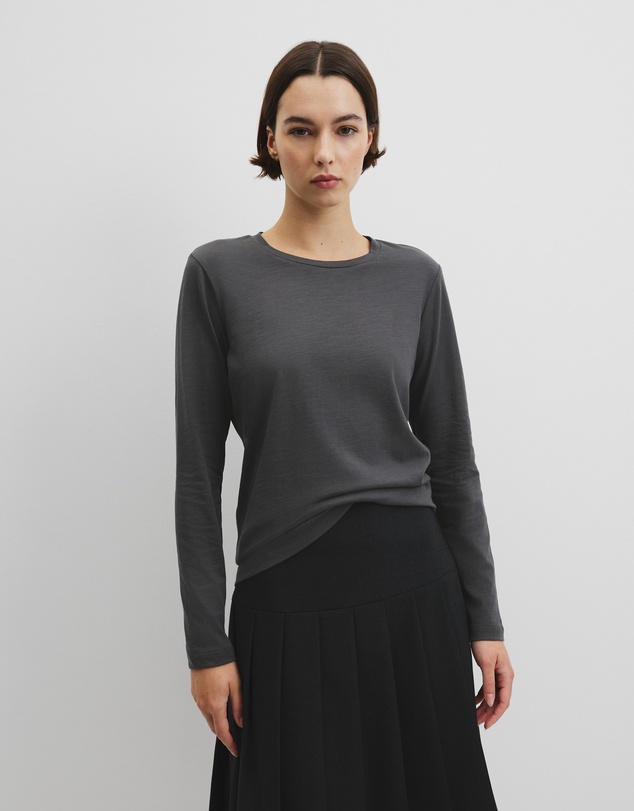 Country Road - Australian Good Earth Cotton Textured Slub T-shirt