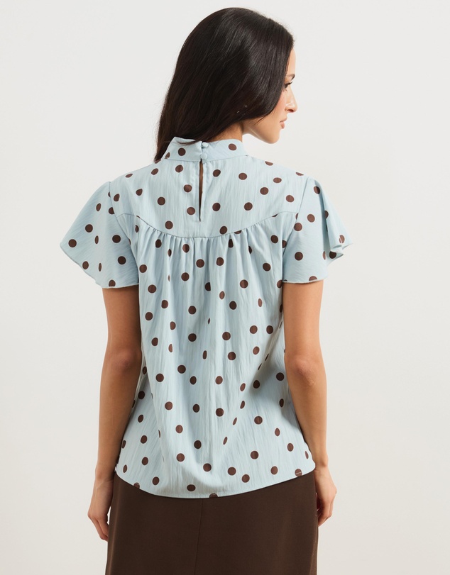 Atmos&Here - Fia Flutter Sleeve Blouse