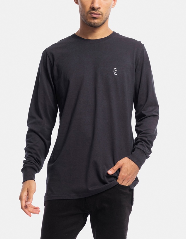 Counter Culture - Cypher Embroidery Long Sleeve Tee