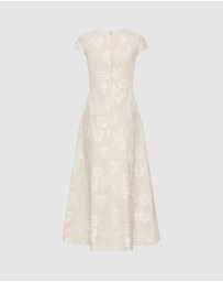 ROTATE - Jacquard Midi Dress