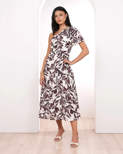 Pilgrim - Caden One Shoulder Midi Dress