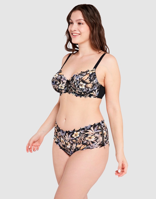 Sans Complexe - Arum Mosaïc Mid-Rise Lace Brief