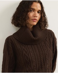 Atmos&Here - Zuri Cable Knit Sweater