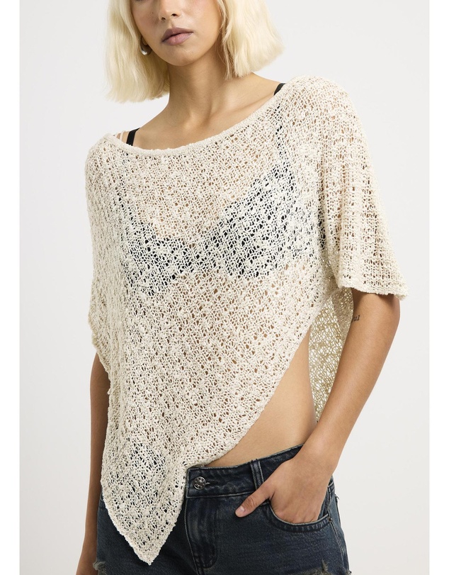 Neon Hart - Faye Open Knit Poncho