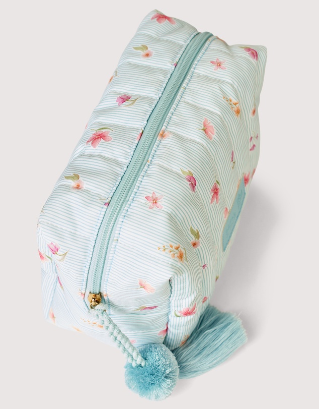The Somewhere Co - Blue Garden Cosmetic Case