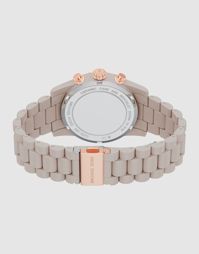 Michael Kors - Lexington Nude Chronograph Watch