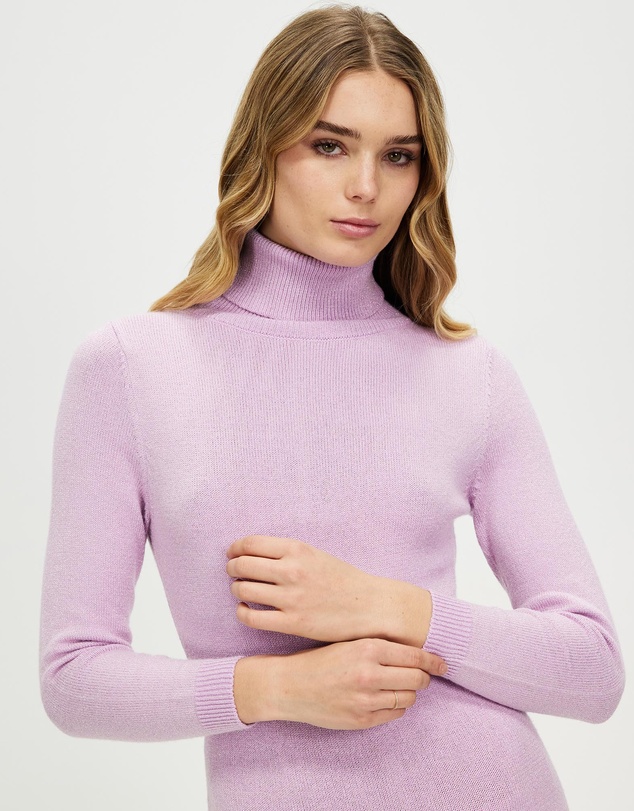 Honey and Beau - Raise Up Turtle Neck Dress