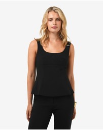 Forcast - Nikki Peplum Top