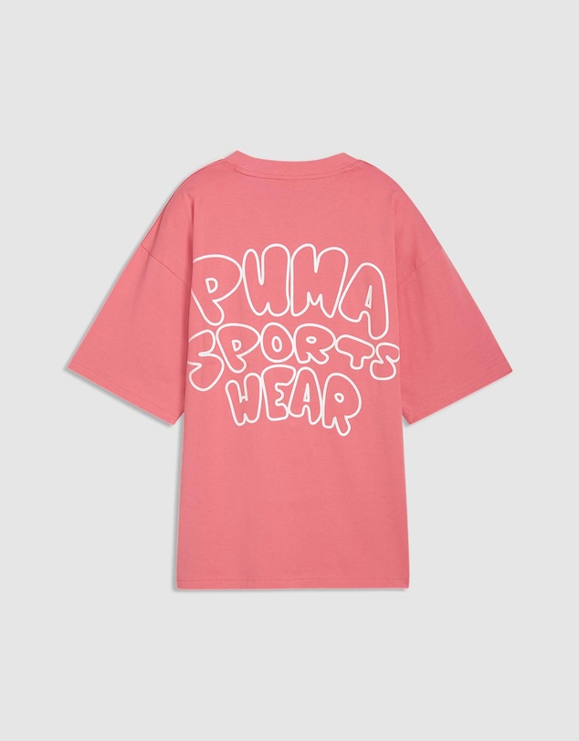 Puma - Luminous Cloud Oversized Graphic T-Shirt - Teens