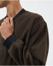 AERE - Wool Blend Bomber Jacket