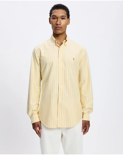 Polo Ralph Lauren - ICONIC EXCLUSIVE - Custom Fit Striped Oxford Shirt