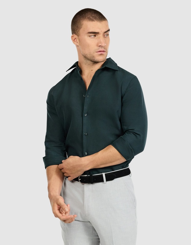 Tarocash - Tide Slim Linen Lyocell Shirt