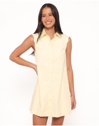 Petal & Pup - Deirdre Mini Dress - Yellow