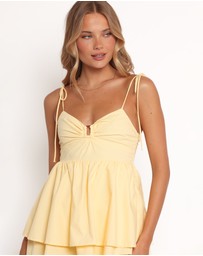 Petal & Pup - Aeliana Mini Dress - Yellow
