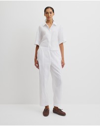 Country Road - Organically Grown Linen Tapered Jogger