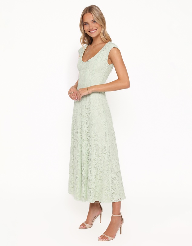 Petal & Pup - Mapleton Maxi Dress - Sage Green Lace