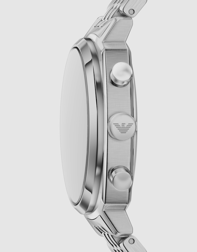 Emporio Armani - Silver Tone Chronograph Watch