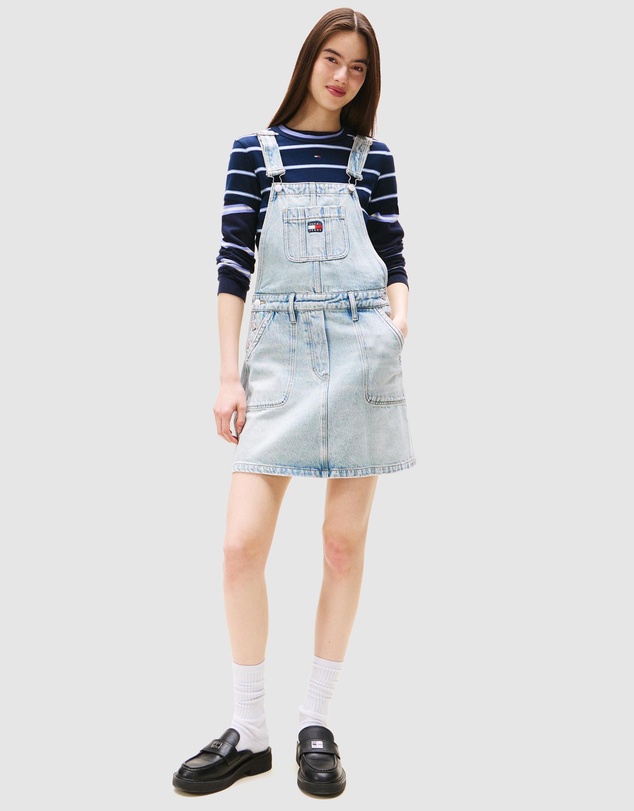Tommy Jeans - Denim Dungaree Dress