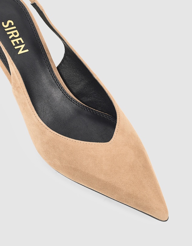 Siren - Yory Slingback Kitten Heels