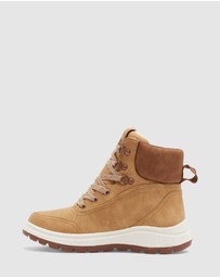 Roxy - Womens Karmel Lace-Up Boots