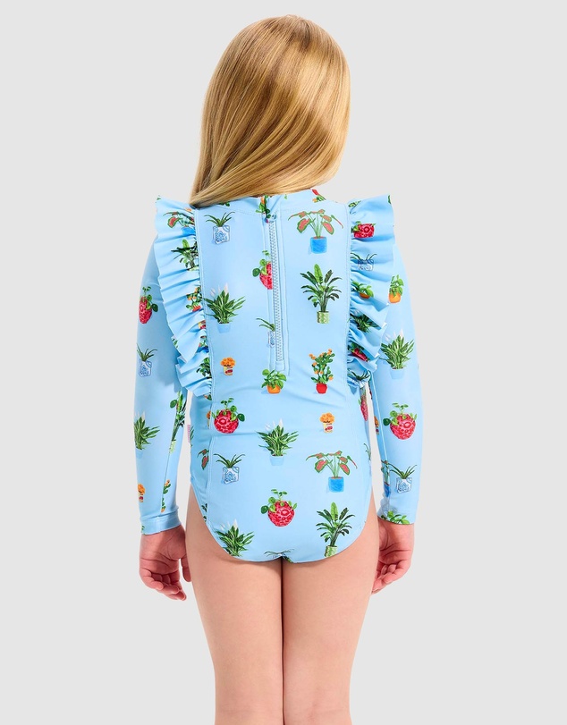 Seafolly - Playa Bonita Frill Paddlesuit - Kids