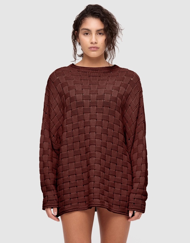 Zulu & Zephyr - Basketweave Knit Jumper
