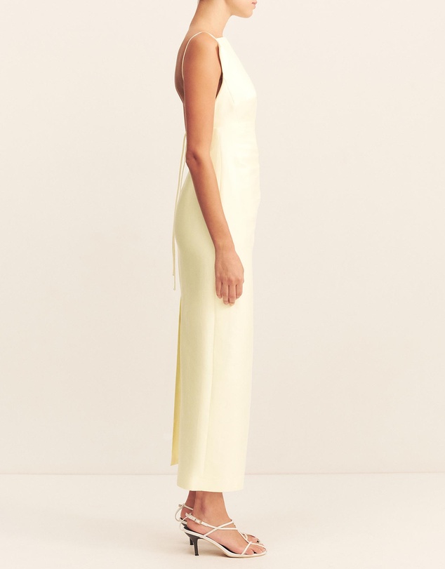Shona Joy - Otis Draped High Neck Midi Dress