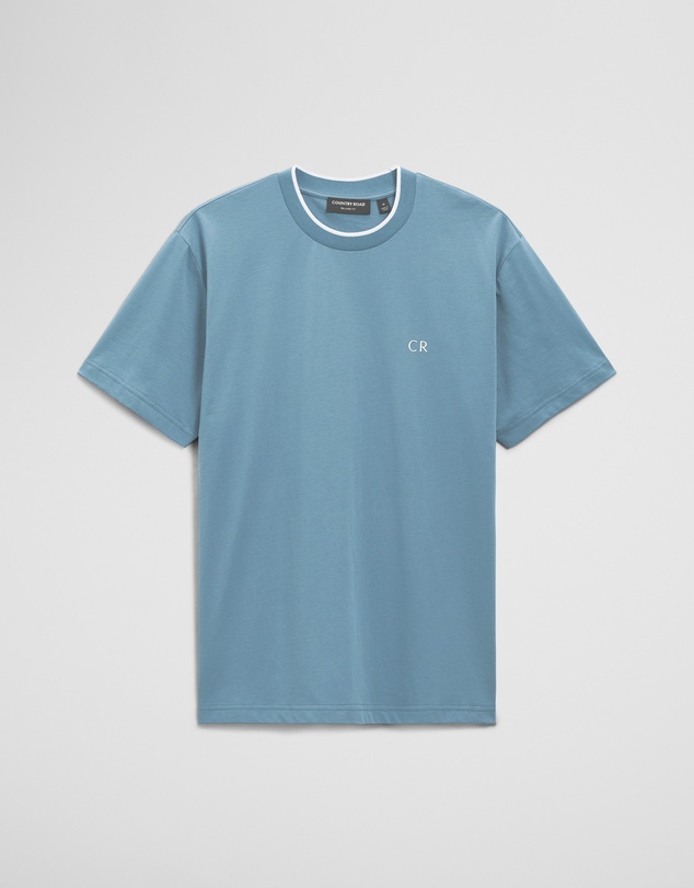 Country Road - Australian Cotton Cr Logo Tipped T-shirt