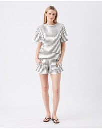 Ripe Maternity - Jada Stripe Short
