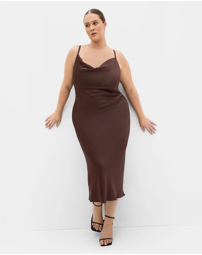 City Chic - Satin Slip Dress