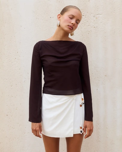 Runaway the Label - Dia Mini Wrap Skirt