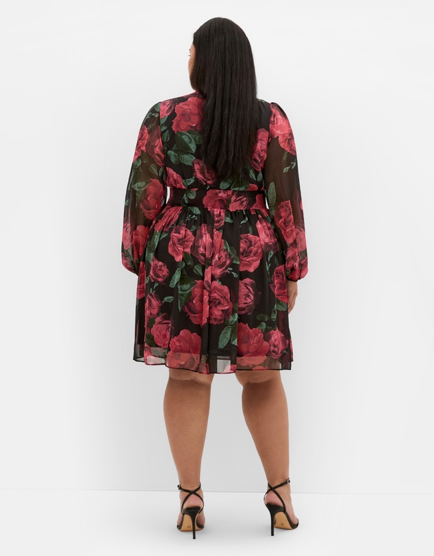 City Chic - Serina Print Mini Dress