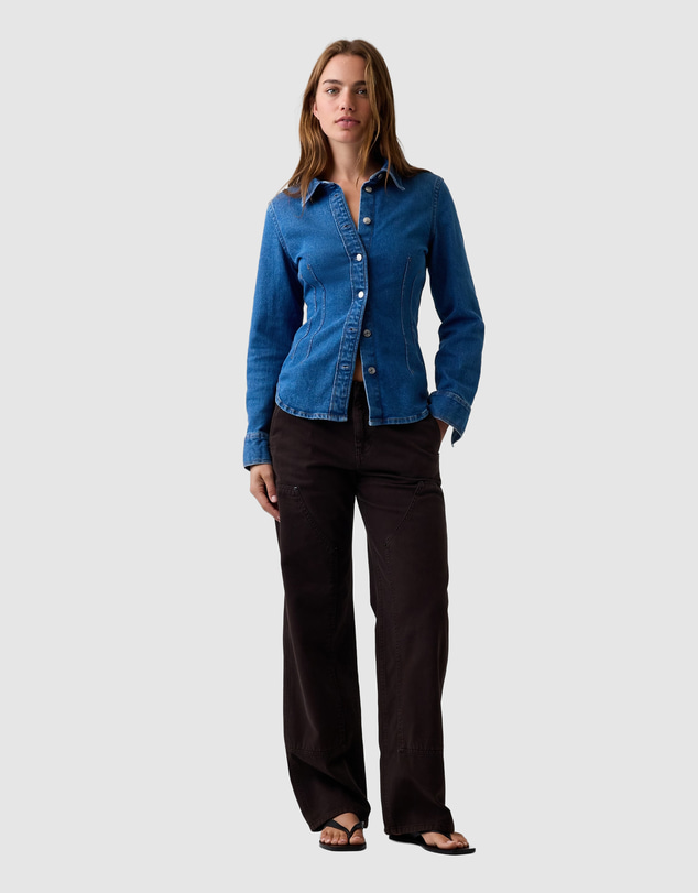 GAP - Long Cinched Shirt