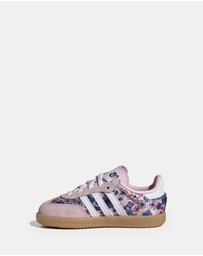 adidas Originals - Adidas Liberty London Samba OG Comfort Closure Elastic Lace Shoes - Babies